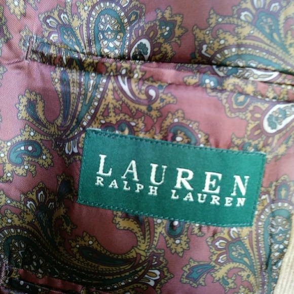 Lauren Ralph Lauren Brown 2 Button Sport Coat 48L - Picture 4 of 8